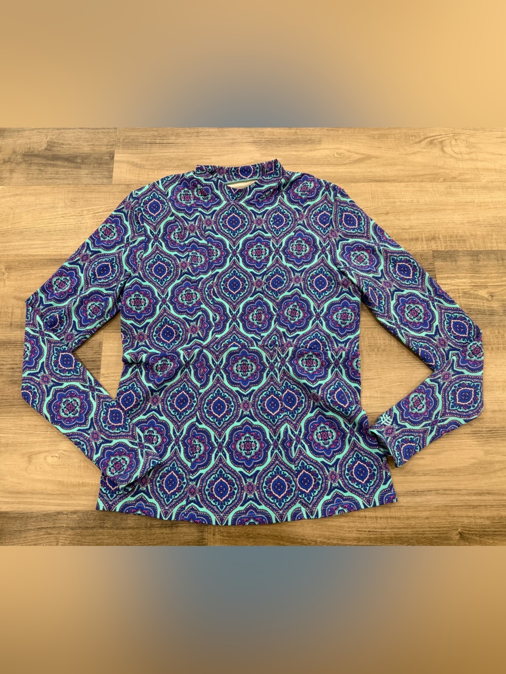 Coolibar UPF 50+ Long Sleeve Swim Shirt Rash Guard | Size Medium